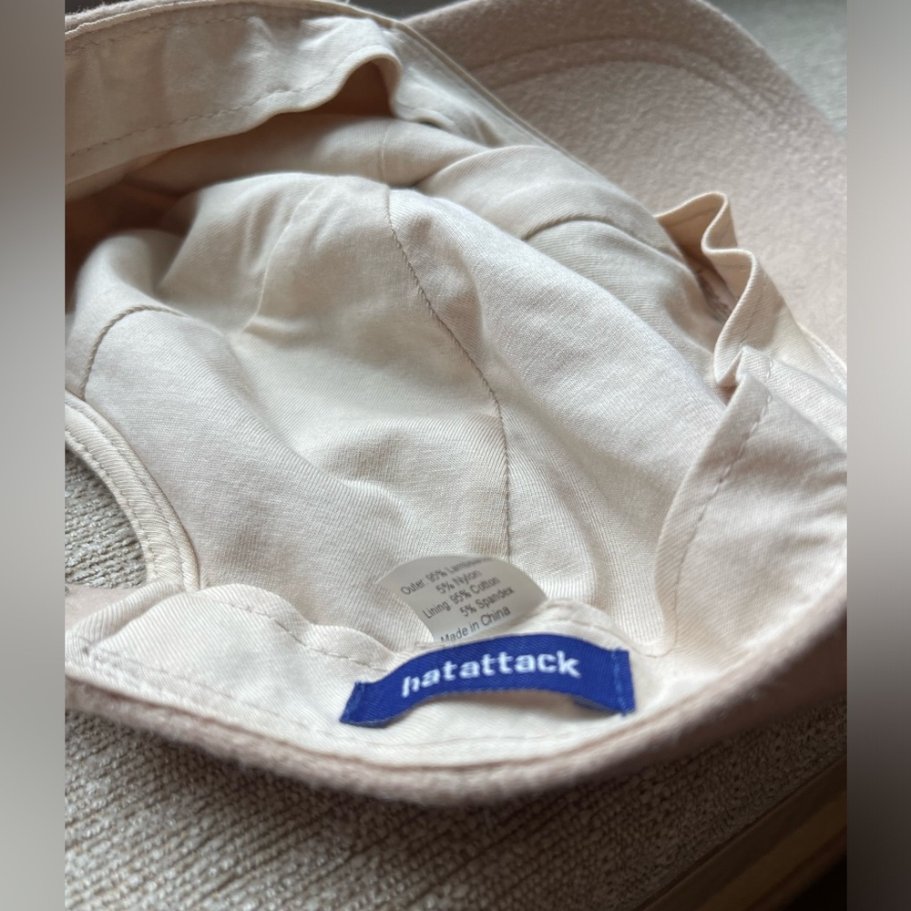 Lambswool Beige Hat Attack Baseball Cap - image 4